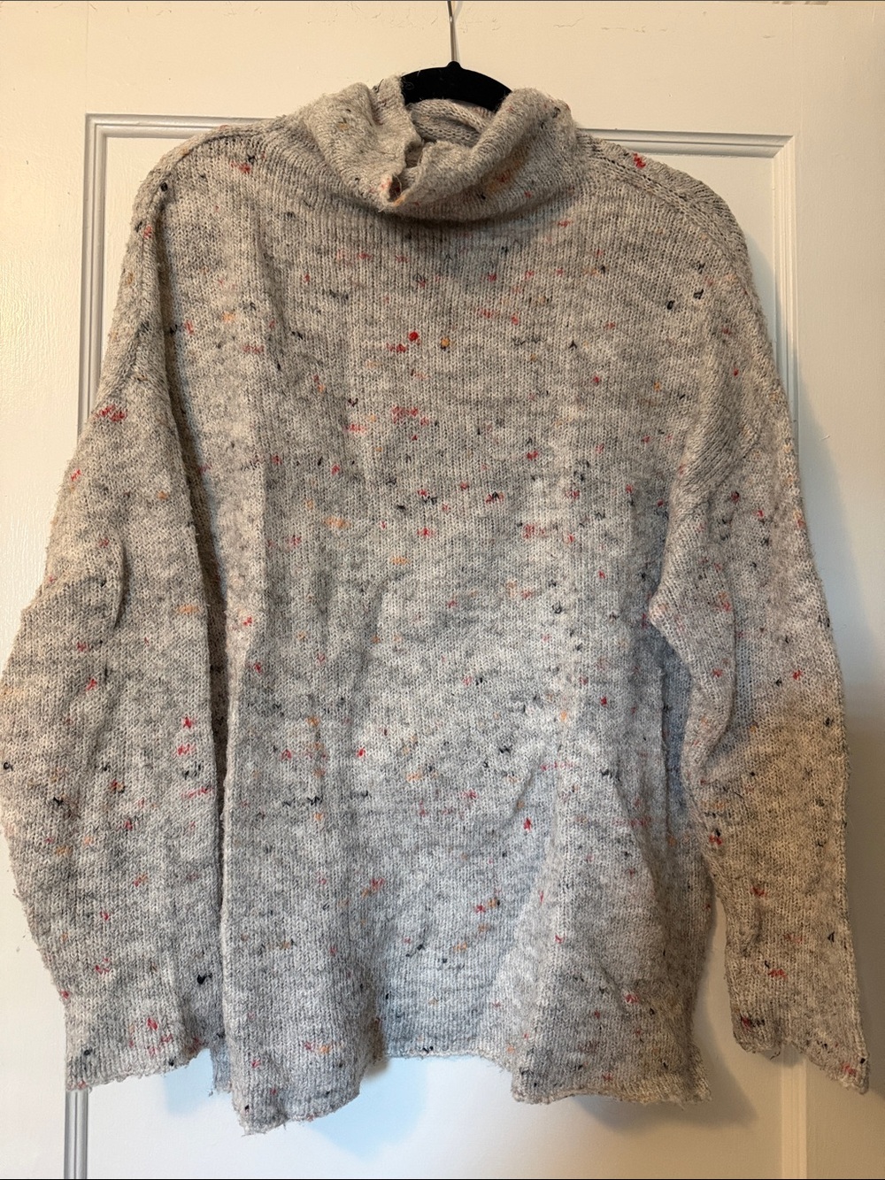 For The Republic Speckled Turtleneck Sweater